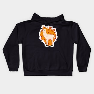 flame on fire Kids Hoodie